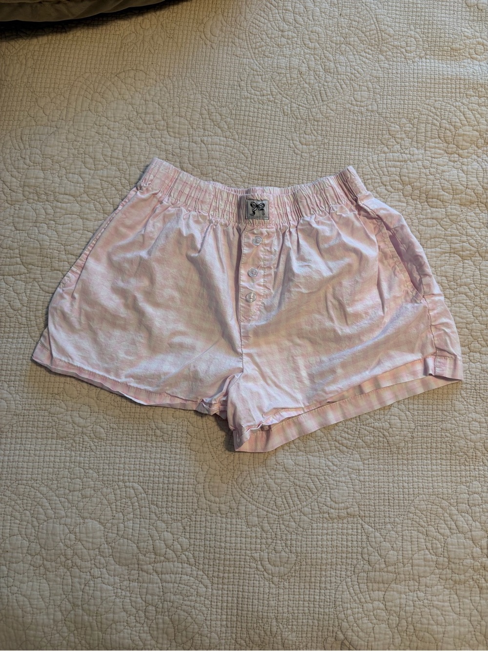 Light Pink Women's Lounge Shorts